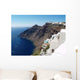 Santorini Island Wall Decal