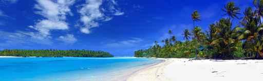Panoramic Lagoon Wall Decal