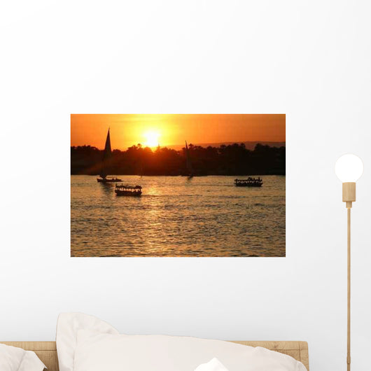 Fellouque Sur Le Nil at SunsetWall Decal