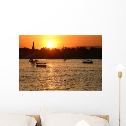 Fellouque Sur Le Nil at SunsetWall Decal