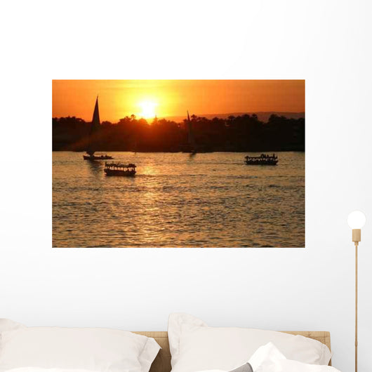 Fellouque Sur Le Nil at SunsetWall Decal