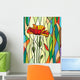 Floral Stained Glass Wall Decal