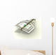 3D Concept Illustration Folded Wall Decal