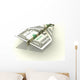3D Concept Illustration Folded Wall Decal