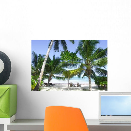 Strand Seychellen Wall Decal