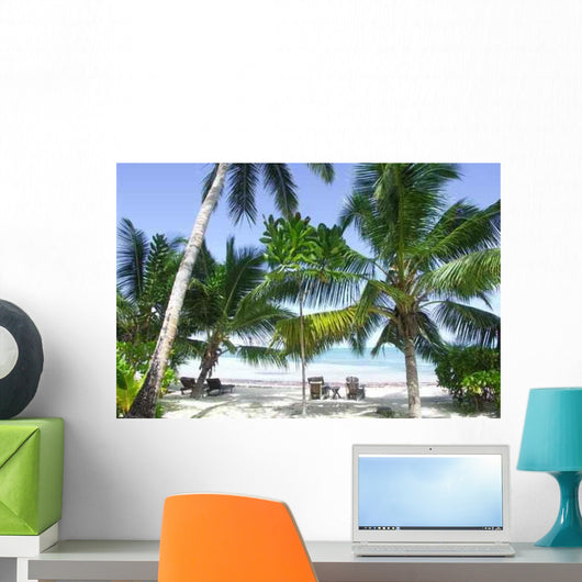 Strand Seychellen Wall Decal