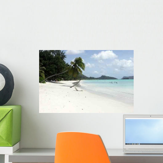 Beach Seychelles Wall Decal