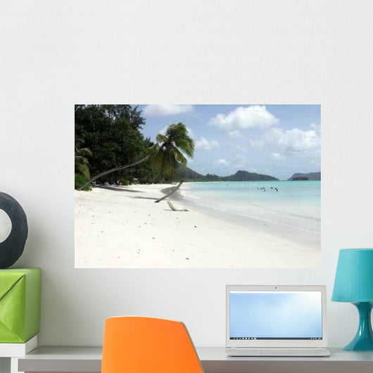Beach Seychelles Wall Decal
