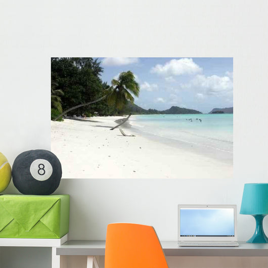 Beach Seychelles Wall Decal