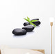 Zen Pebbles and Leaf Spa Wall Decal