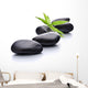 Zen Pebbles and Leaf Spa Wall Decal