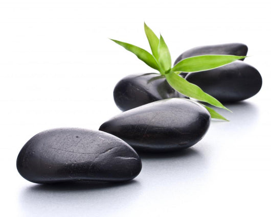 Zen Pebbles and Leaf Spa Wall Decal