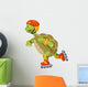 Funny Turtle Roller Wall Decal