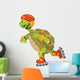 Funny Turtle Roller Wall Decal
