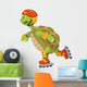 Funny Turtle Roller Wall Decal