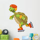 Funny Turtle Roller Wall Decal