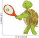 Funny Turtle Tennis Player Wall Decal