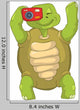 Funny Turtle Tourist Photographer Wall Decal