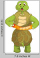 Funny Turtle Diet Wall Decal