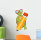 Funny Turtle Writing Wall Decal