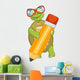 Funny Turtle Writing Wall Decal