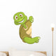 Funny Cartoon Turtle Pointing Wall Decal