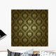 Damask Seamless Floral Pattern Wall Decal