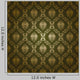 Damask Seamless Floral Pattern Wall Decal