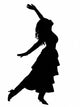 Dancing Silhouette Wall Decal