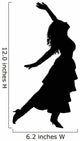Dancing Silhouette Wall Decal