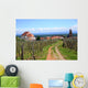 Alsatian Vineyard Wall Decal