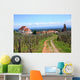 Alsatian Vineyard Wall Decal