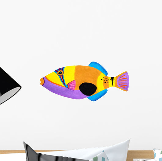 Blackpatch Triggerfish Wall Decal