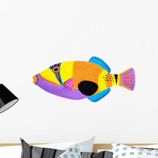 Blackpatch Triggerfish Wall Decal