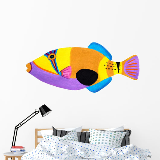 Blackpatch Triggerfish Wall Decal