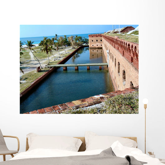 Fort Jefferson Dry Tortugas National Park Overlooking Ocean Wall Decal