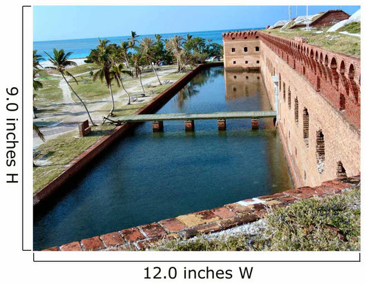 Fort Jefferson Dry Tortugas National Park Overlooking Ocean Wall Decal