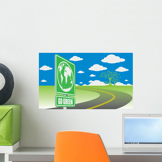 Go Green Wall Decal