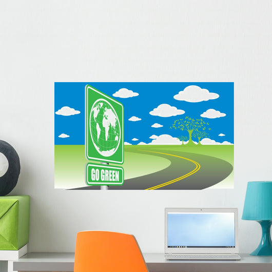 Go Green Wall Decal