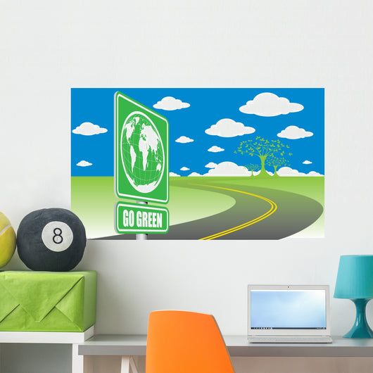 Go Green Wall Decal