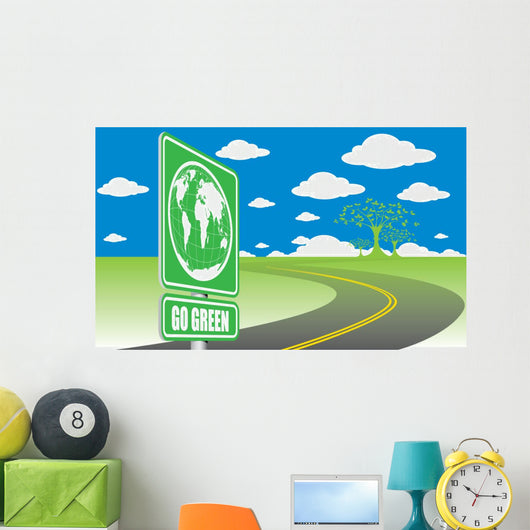 Go Green Wall Decal