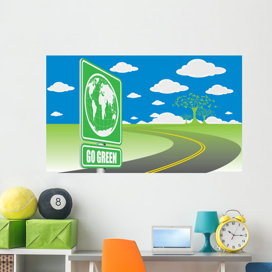 Go Green Wall Decal