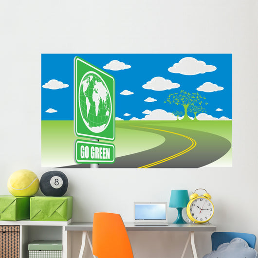 Go Green Wall Decal
