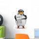 3D Penguin Glasses Holds Wall Decal