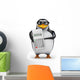 3D Penguin Glasses Holds Wall Decal
