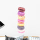 Colorful Fresh Delicious Macaroons Wall Decal