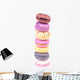 Colorful Fresh Delicious Macaroons Wall Decal