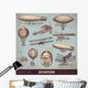 Vector Set Aviation Wall Decal
