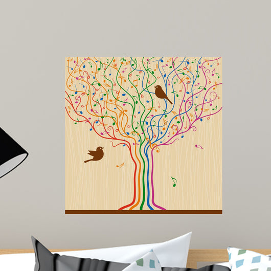 Musical Tree Wall Decal