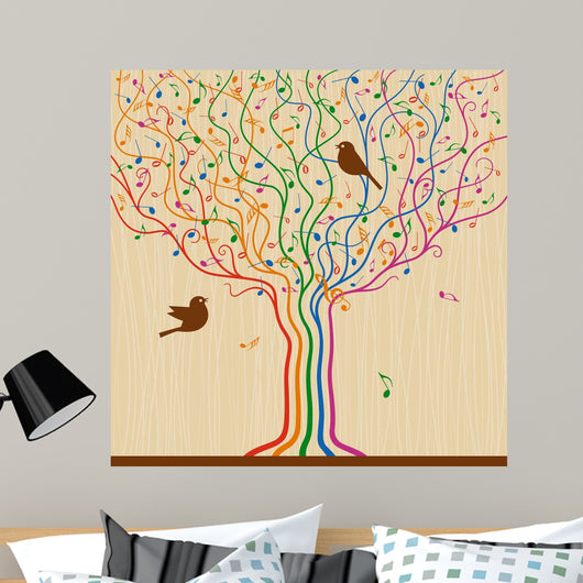 Musical Tree Wall Decal
